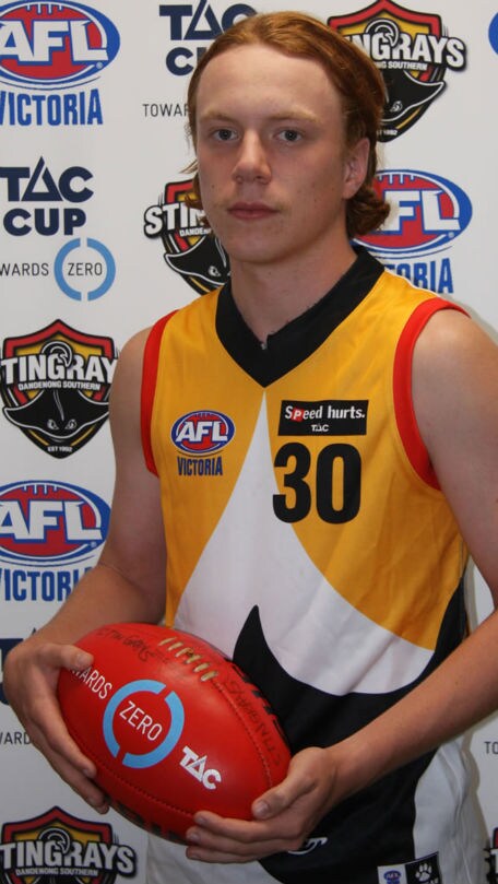 alex young portrait.jpg Alex Young will play again with Dandenong Stingrays in 2018. Picture: Dandenong Stingrays - AFL,St Kilda Saints,Draft